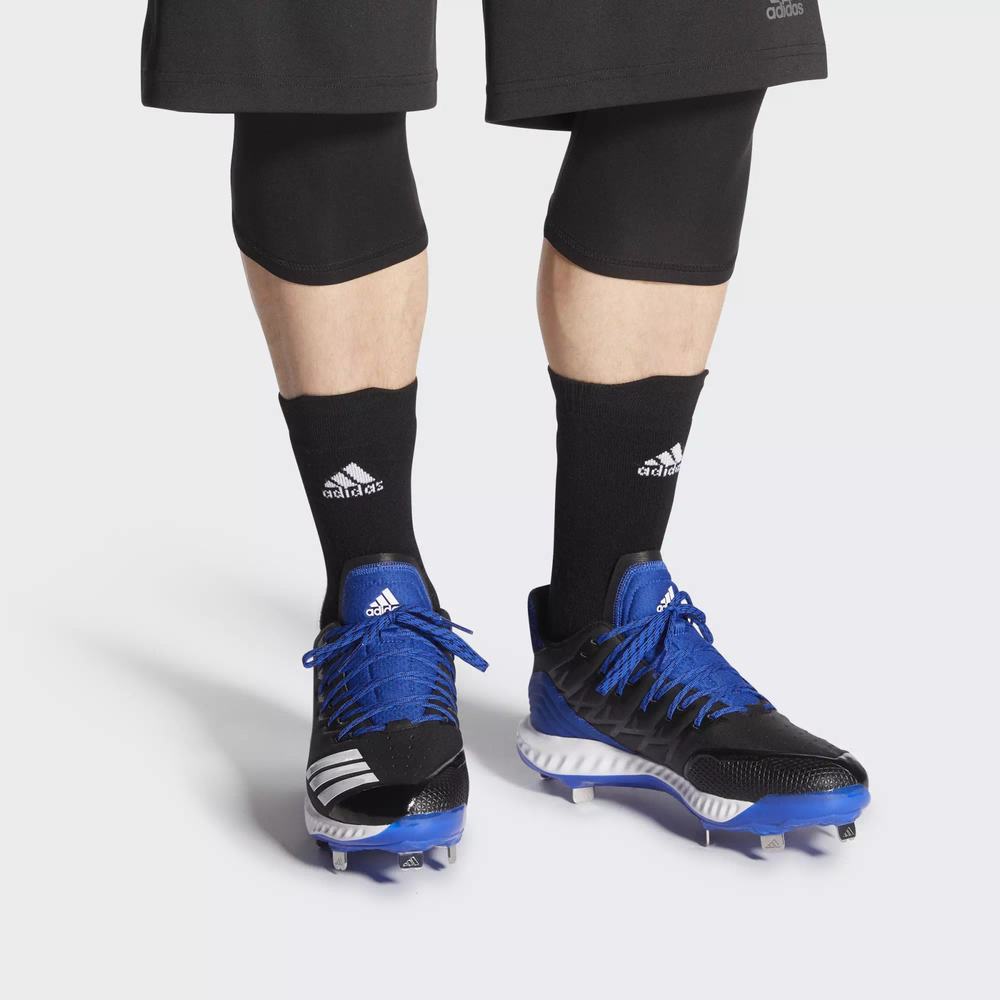 Adidas Icon Bounce Spikes De Beisbol Negros Para Hombre (MX-68511)